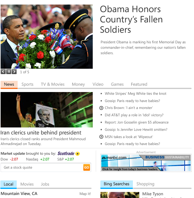 text and images